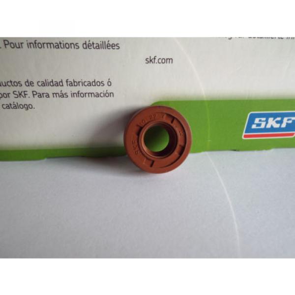 Oil Seal SKF Viton 10x22x7mm Single Lip R21/SC #1 image
