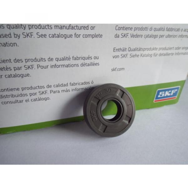 Oil Seal SKF 12x30x7mm Double Lip R23/TC #1 image