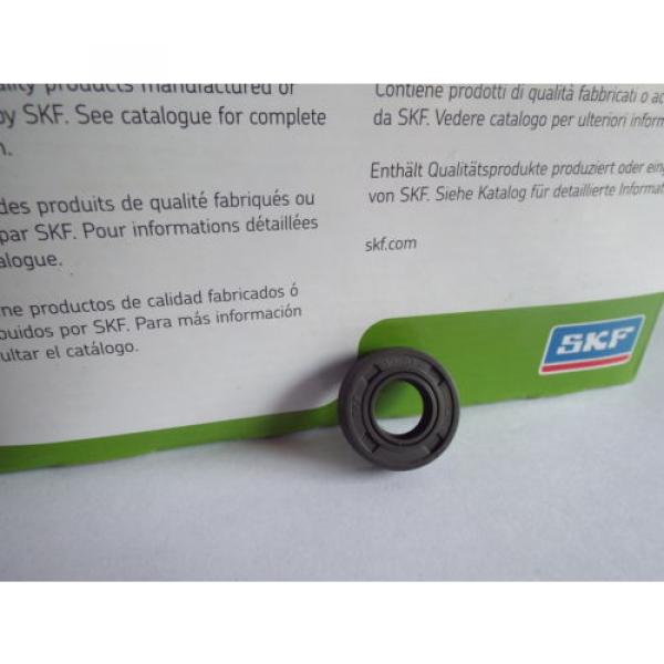 Oil Seal SKF 10x20x6mm Double Lip R23/TC #1 image