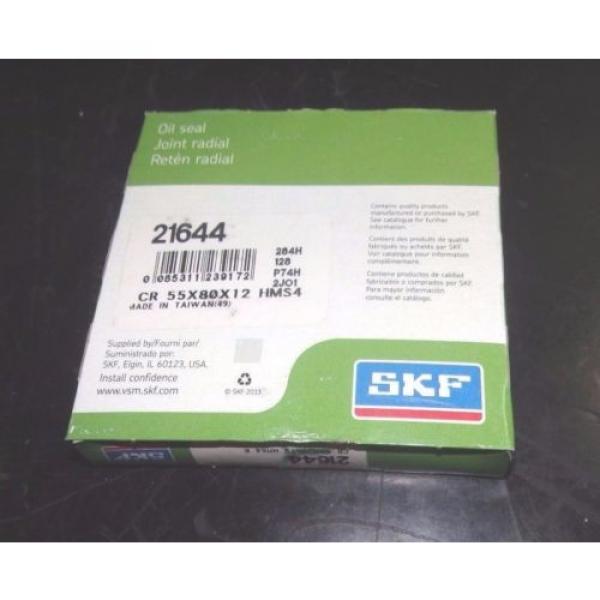 SKF Nitrile Oil Seals, QTY 2, 55mm x 80mm x 12mm, 21644 |5259eJP4 #4 image