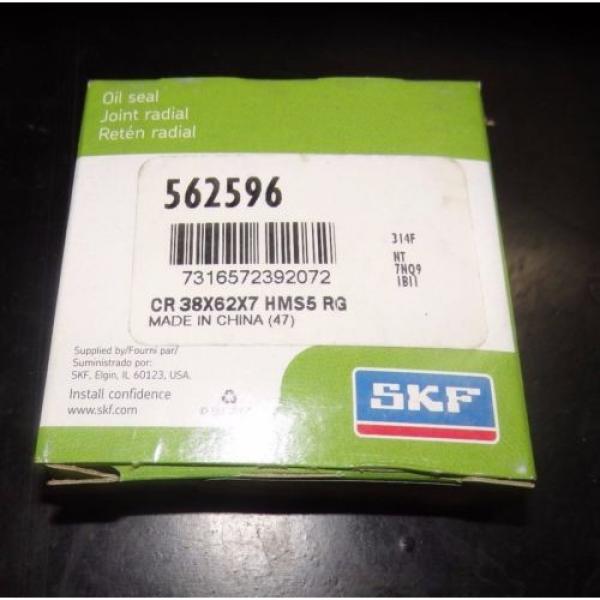 SKF Nitrile Oil Seal, QTY 1, 38mm x 62mm x 7mm, 562596 |3517eJO2 #5 image