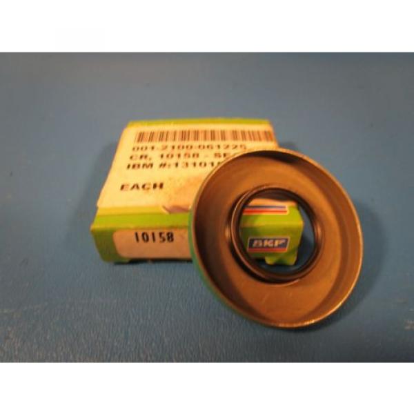 SKF 10158, Oil Seal: Single Lip With Spring Shaft Seal, W, CR 10158 #1 image