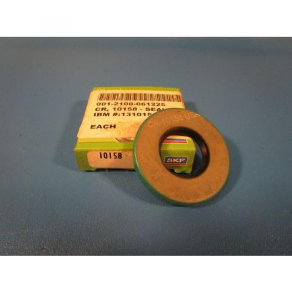 SKF 10158, Oil Seal: Single Lip With Spring Shaft Seal, W, CR 10158 #2 image