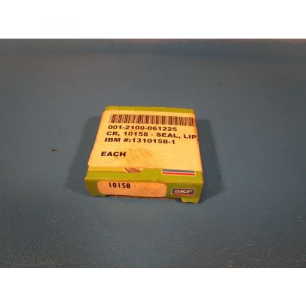 SKF 10158, Oil Seal: Single Lip With Spring Shaft Seal, W, CR 10158 #3 image