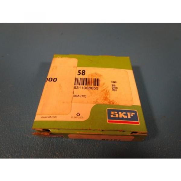 SKF 10158, Oil Seal: Single Lip With Spring Shaft Seal, W, CR 10158 #5 image