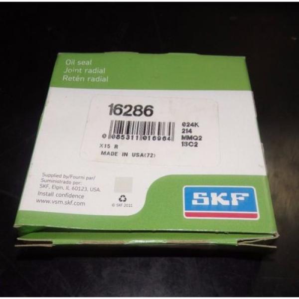 SKF Nitrile Oil Seal, QTY 1, 1.625&#034; x 2.462&#034; x .25&#034;, 16286 |0415eJO2 #4 image