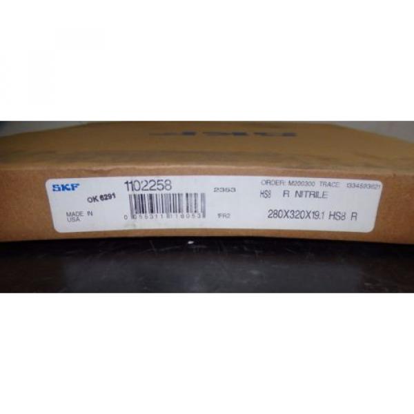 SKF Oil Seal, 280X320X19.1 HS8 R, Rubber Case, Nitrile Lip, 1102258 |7326eKT1 #5 image