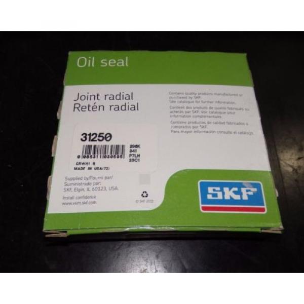 SKF Nitrile Oil Seal, 3.125&#034; x 4.376&#034; x .4375&#034;, QTY 1, 31250 |5458eJN4 #5 image