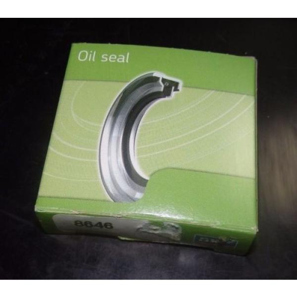 SKF Fluoro Rubber Oil Seal, QTY 1, .875&#034; x 1.375&#034; x .25&#034;, 8646 |9105eJO2 #5 image