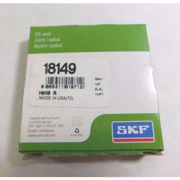 SKF Nitrile Oil Seal, 1.825&#034; x 2.75&#034; x .4844&#034;, 18149, 3629LJQ2 #5 image