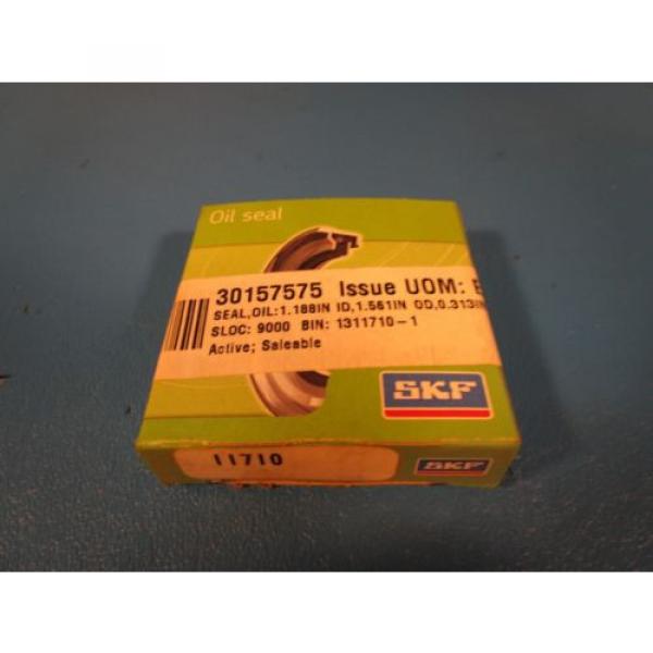 SKF 11710, Oil Seal: 1.188 IN ID, 1.561 IN 0D, 0.313 IN, W, CR 11710 #3 image