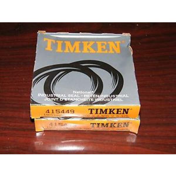 2 pcs 415449 TIMKEN NATIONAL CR SKF 24988 2.5 X 3.5 X .375 OIL GREASE SEAL #1 image