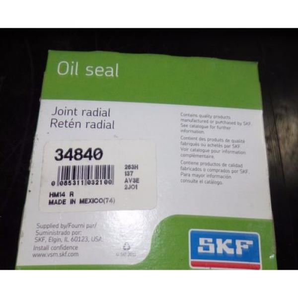 SKF Nitrile Oil Seals, QTY 2, 3.5&#034; x 4.003&#034; x .25&#034;, 34840 |6916eJN3 #3 image
