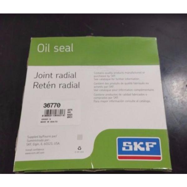 SKF Nitrile Oil Seals, 3.6875&#034; x 4.751&#034; x .4375&#034;, QTY 1, 36770 |2335eJN4 #4 image