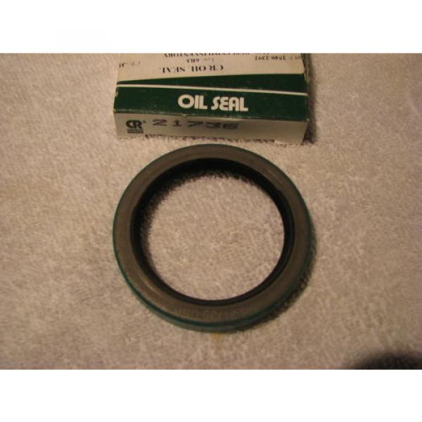 NEW CR SKF Chicago Rawhide 21736 Rubber Oil Seal 2-3/16&#034; ID, 2-7/8&#034; OD, 7/16&#034; W #1 image