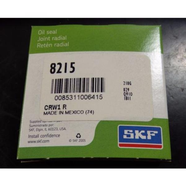 SKF Nitrile Oil Seals, QTY 2, .8125&#034; x 1.752&#034; x .375&#034;, 8215 |2975eJN2 #5 image