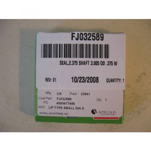 SKF Oil Seal, 23641, CRW1V, New in Box #2 image
