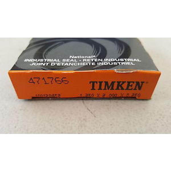 471766 TIMKEN NATIONAL 12458 SKF C/R  OIL GREASE SEAL 1.250 X 2.000 X .250 #1 image