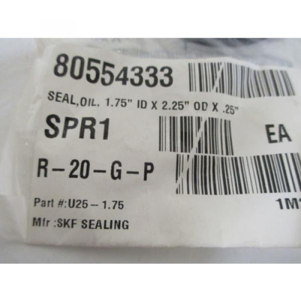 LOT OF 4 SKF SEALING U25-1.75 OIL SEAL *NEW IN A FACTORY BAG* #4 image